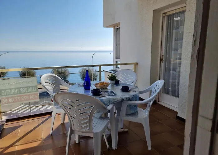 Comodo Con Terraza A 200 M De La Playa - Hisp-236-176 Apartment *